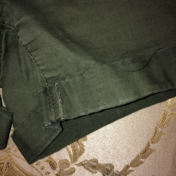 Forest Green Short with Cuff Detail - Picture 3 of 4